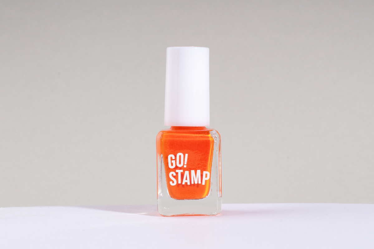 Stamping nail polish Go! Stamp 21 Orange juice