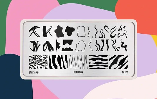 Stamping plate Go! Stamp 172 In Motion
