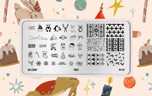 Stamping plate Go! Stamp 144 Xmas