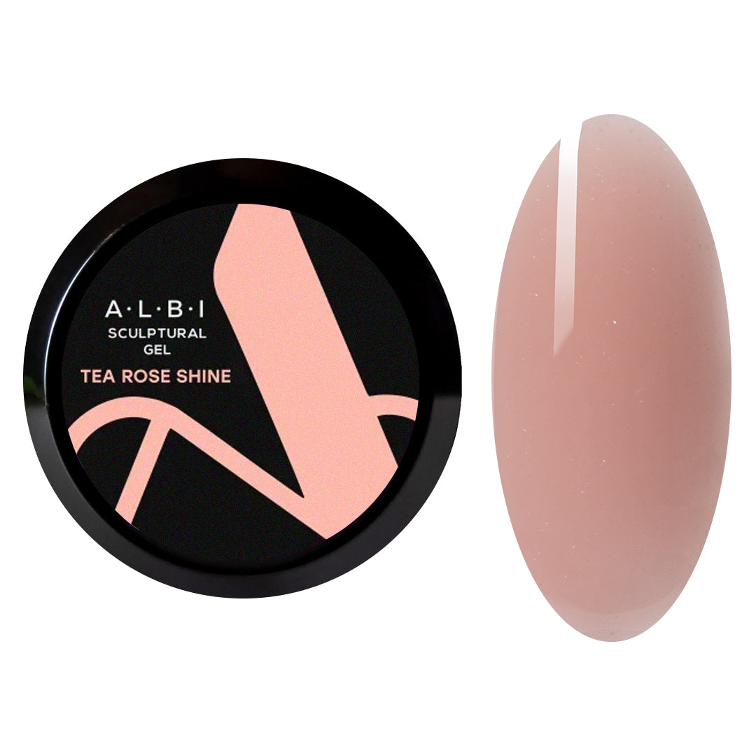 Sculptural gels ALBI Tea Rose Shine, 15ml