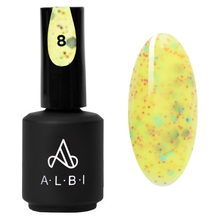 Albi Rubber Base Yogurt 8, 15ml – Base Сoat