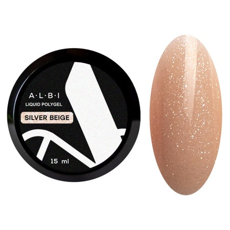 LIQUID POLYGEL ALBI Silver beige, 15ml