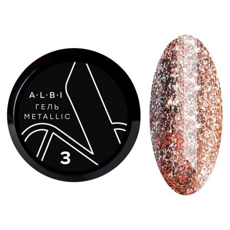 Albi Gel Polish Metallic №3, 5g