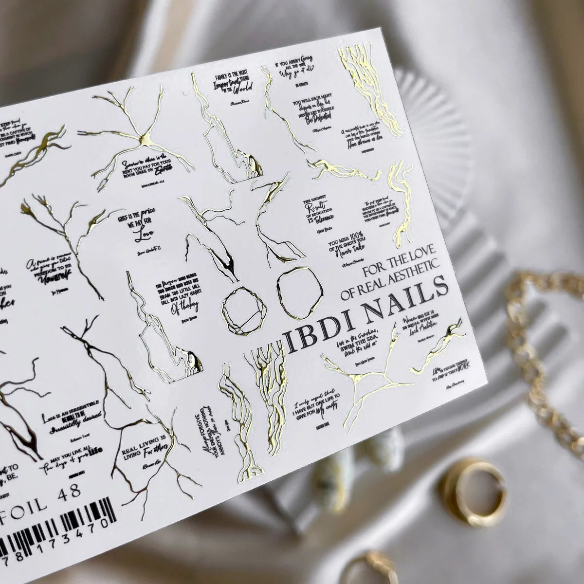 IBDI nail decals/ sliders AIR №48