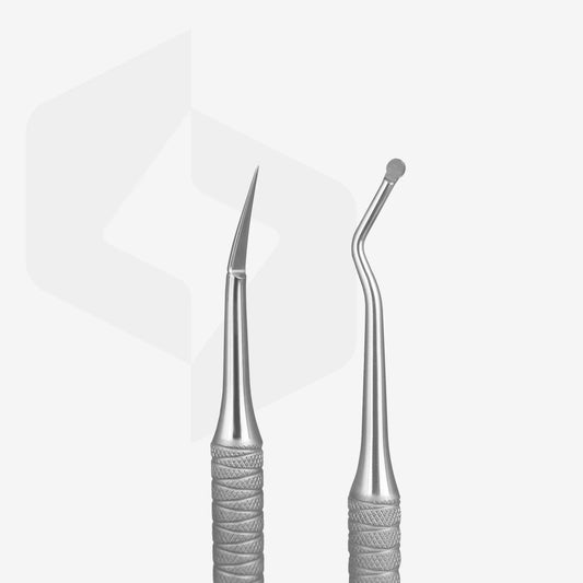 STALEKS PRO EXPERT PUSHER (CURETTE HEMISPHERE+ CLEANER) PE-20/1