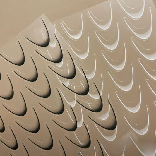 3D French Nail Stickers (Black)