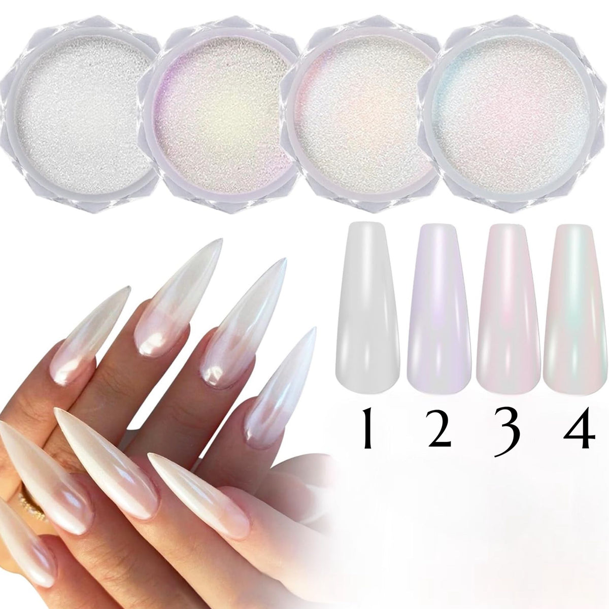 Mirror Powder Pearl White 1