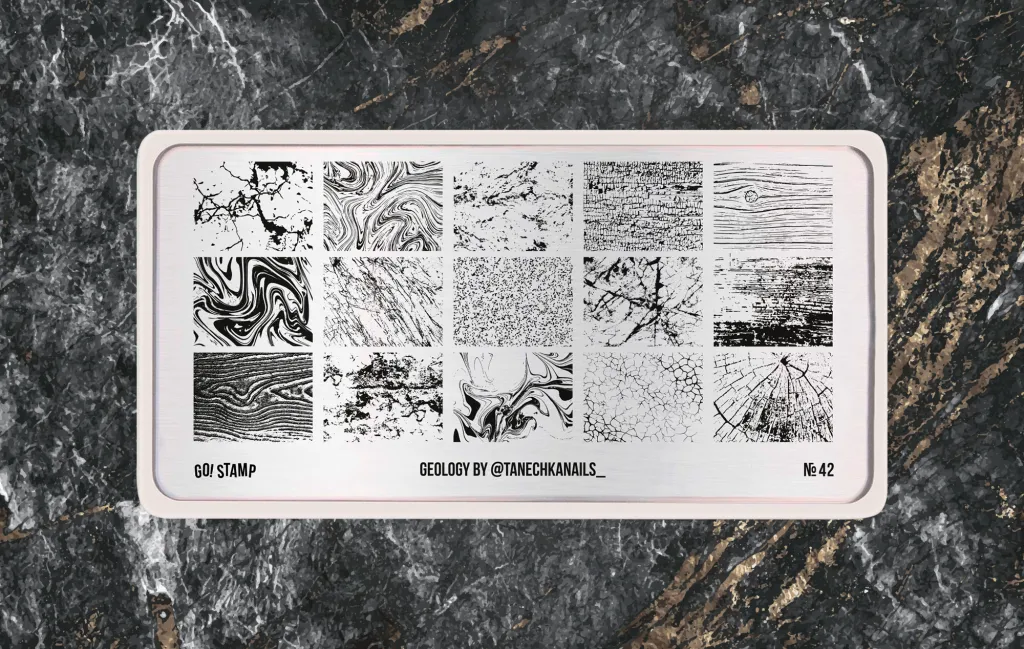 Stamping plate Go! Stamp 42 Geology by