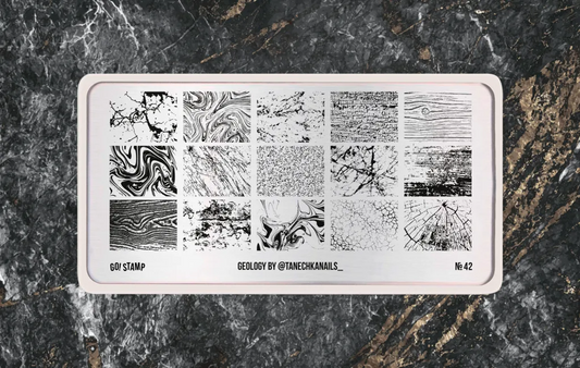 Stamping plate Go! Stamp 42 Geology by