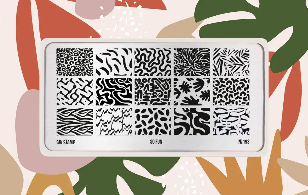 Stamping plate Go! Stamp 193 So Fun