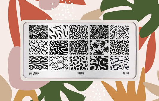 Stamping plate Go! Stamp 193 So Fun