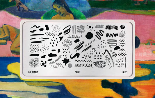 Stamping plate Go! Stamp 12 Paint