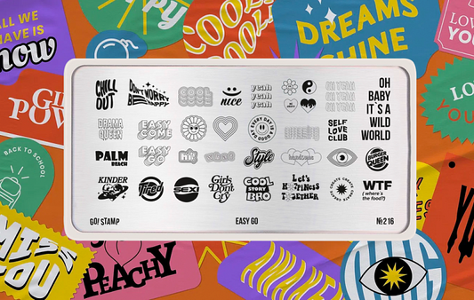 Stamping plate Go! Stamp 216 Easy go