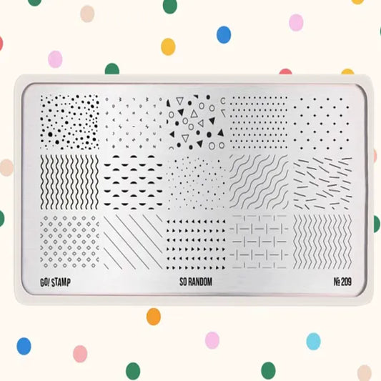 Stamping plate Go! Stamp 209 So random