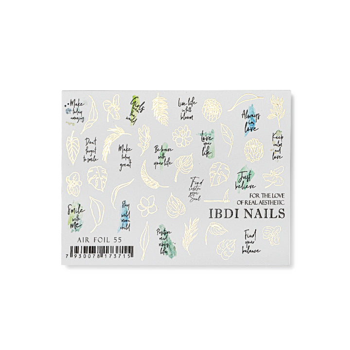 IBDI nail decals/ sliders AIR №55