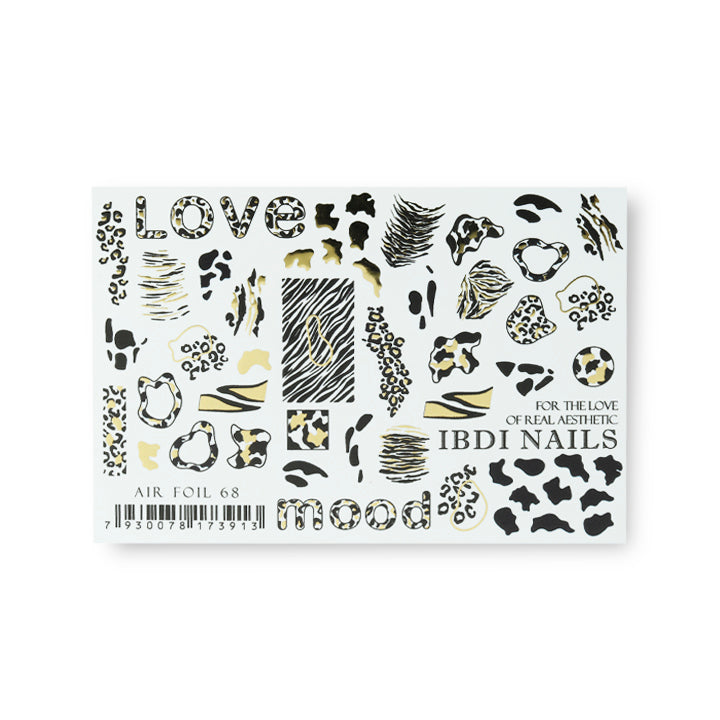 IBDI nail decals/ sliders AIR №68