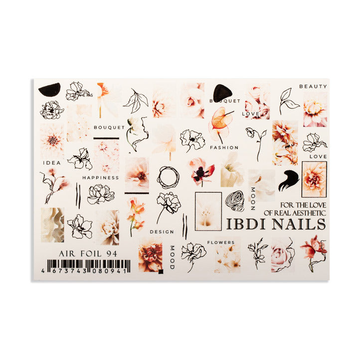 IBDI Christmas nail decals/ sliders AIR №94