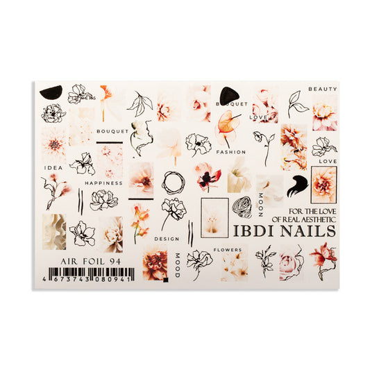 IBDI Christmas nail decals/ sliders AIR №94