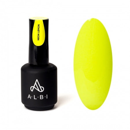 Albi Rubber Base Neon Lemon, 15ml