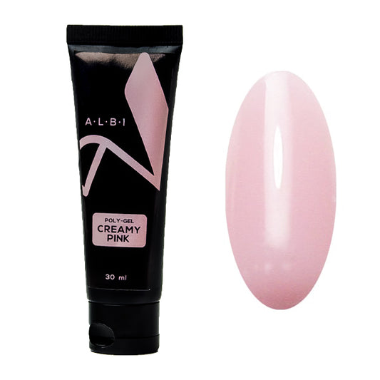 Polygel ALBI Creamy Pink, 30 ml