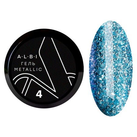 Albi Gel Polish Metallic №4, 5g