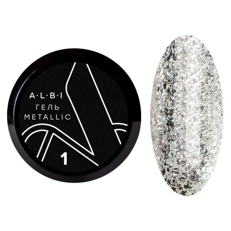 Albi Gel Polish Metallic №1, 5g