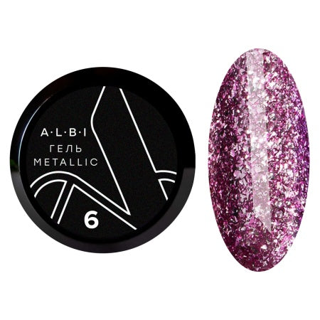 Albi Gel Polish Metallic №6, 5g