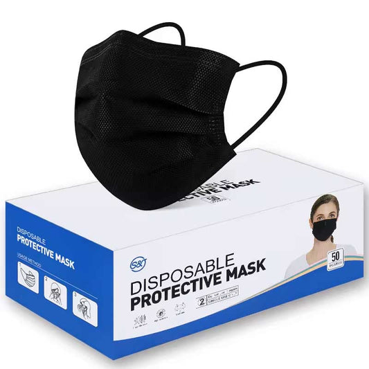 Disposable Protective Mask (Black)