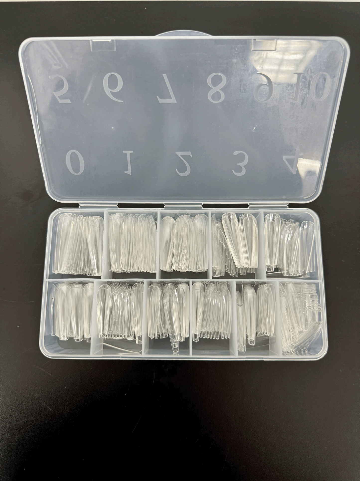 Gel Tips Coffin Extra Long (240 pcs)