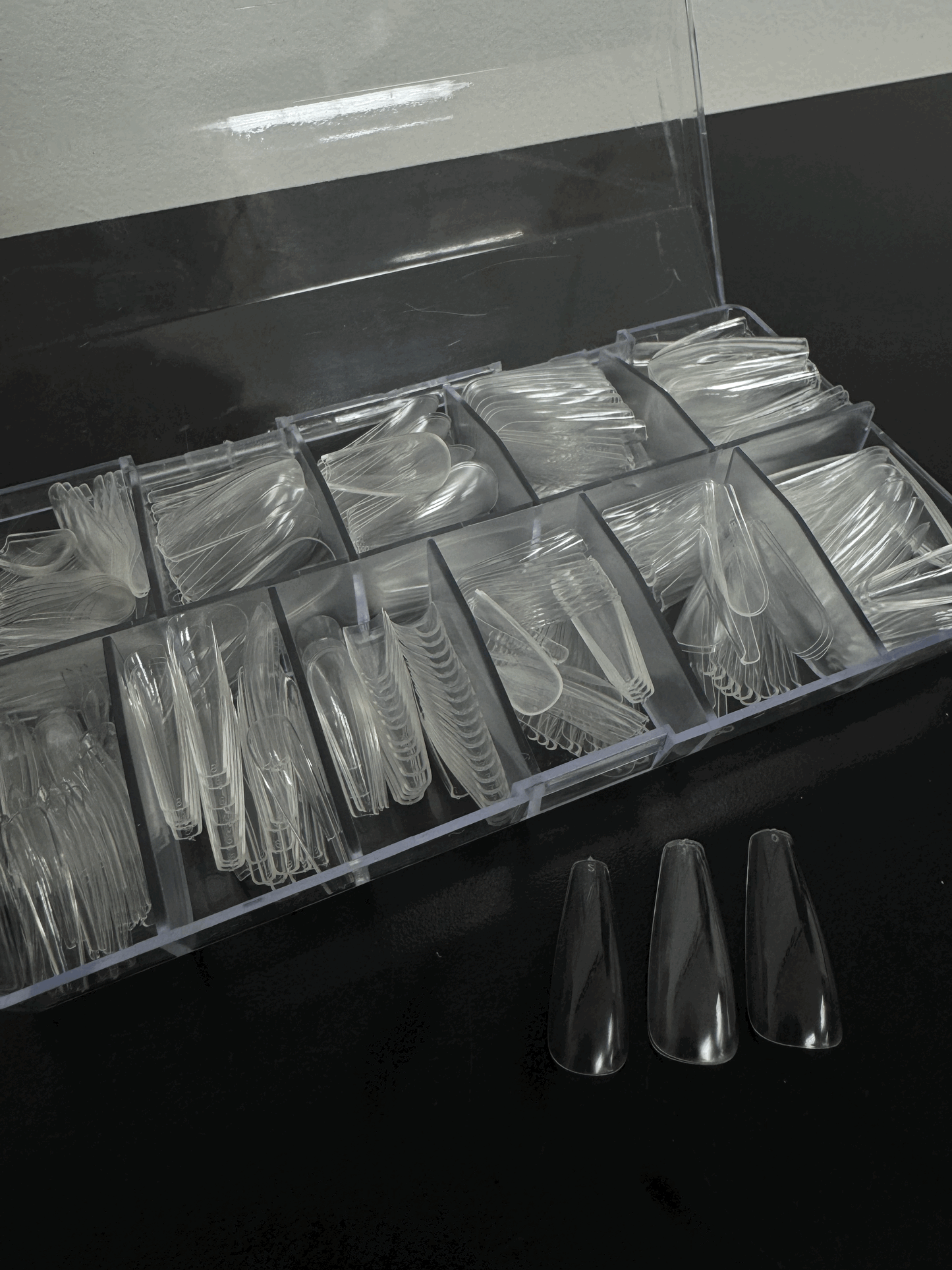 Gel Tips Coffin Long  (240 pcs)