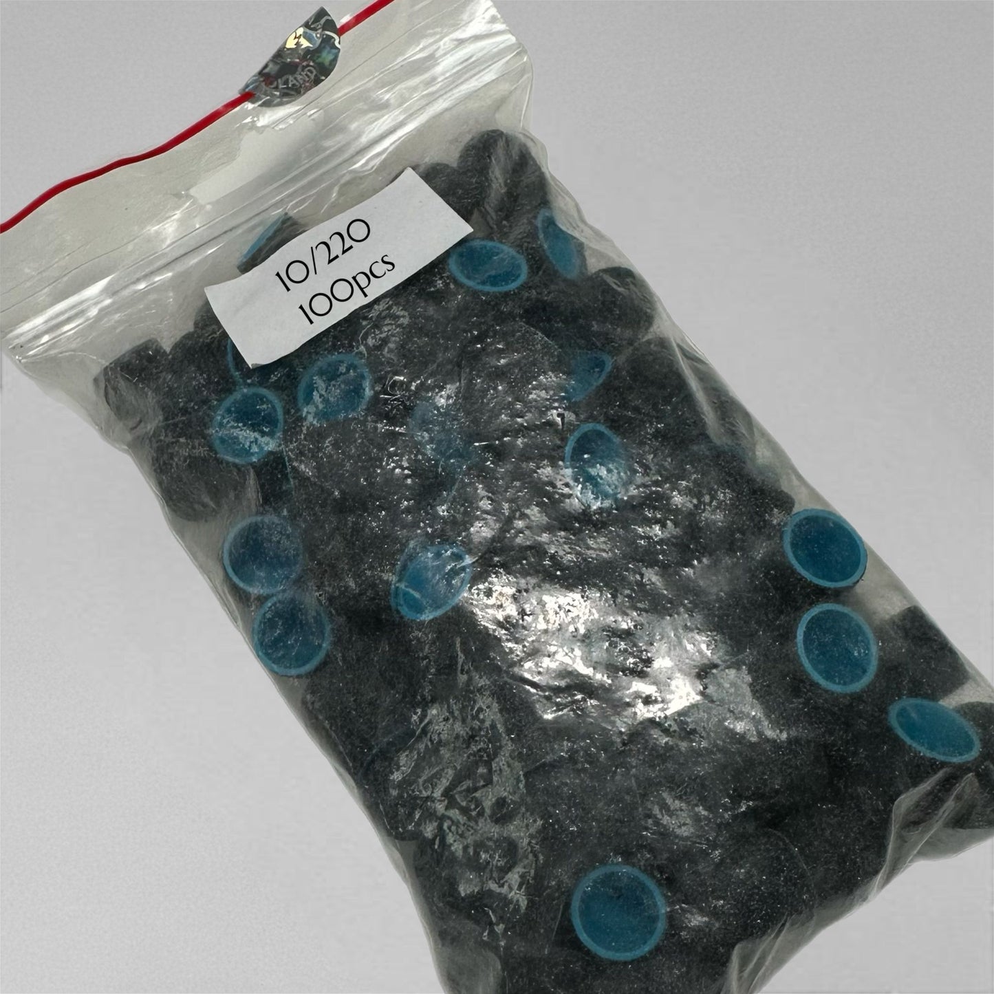 Abrasive Pedicure Cap 10mm/220grit, 100pcs