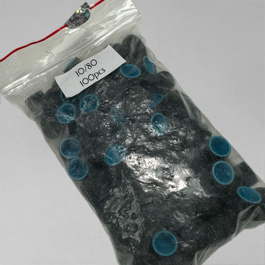 Abrasive Pedicure Cap 10mm/80grit, 100pcs
