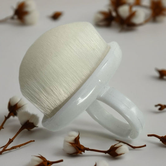 Nail Dust Brush White