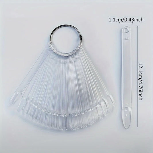 Nail Tips for Color Display, 50pcs