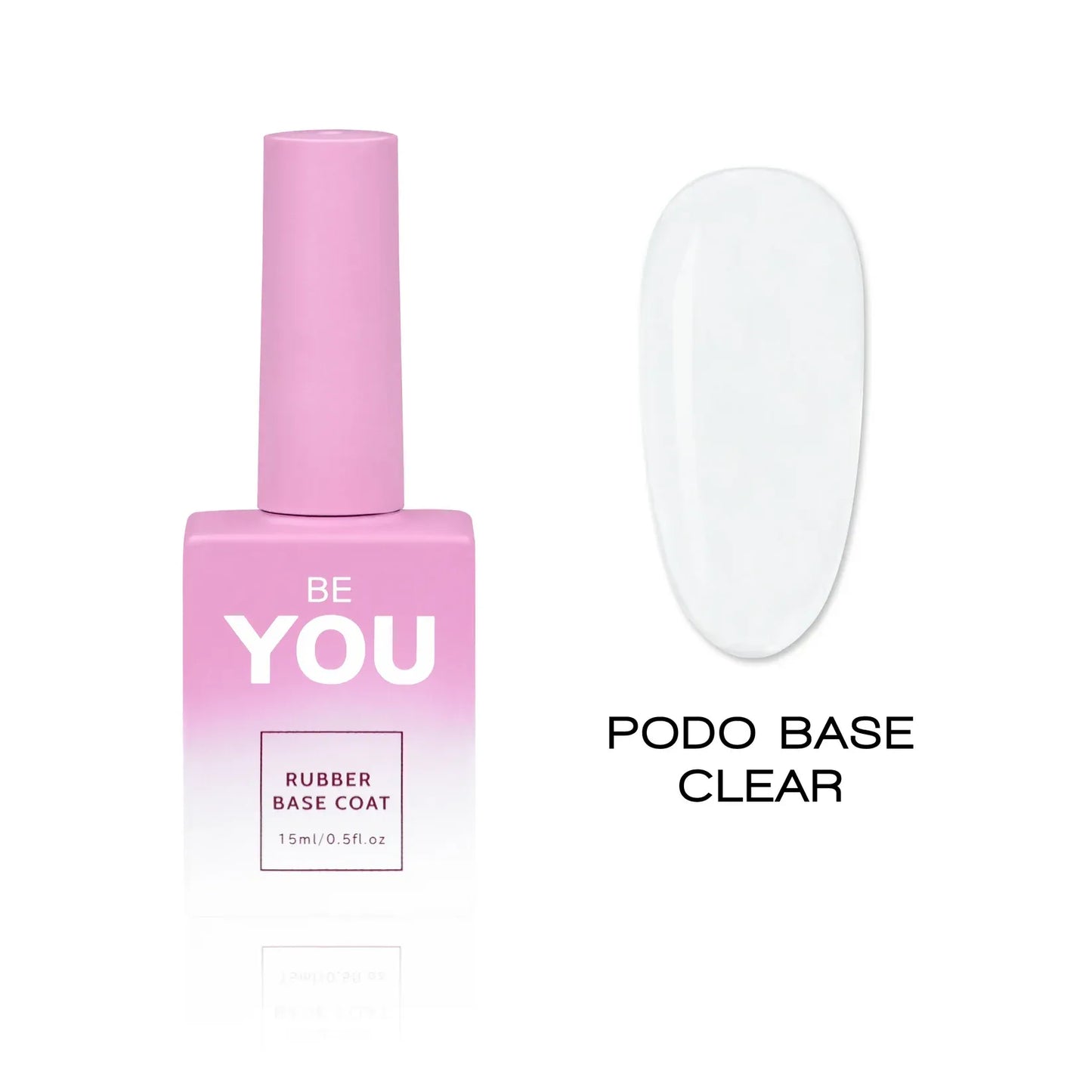BEYOU Professional Podo Rubber Base Clear, 15ml
