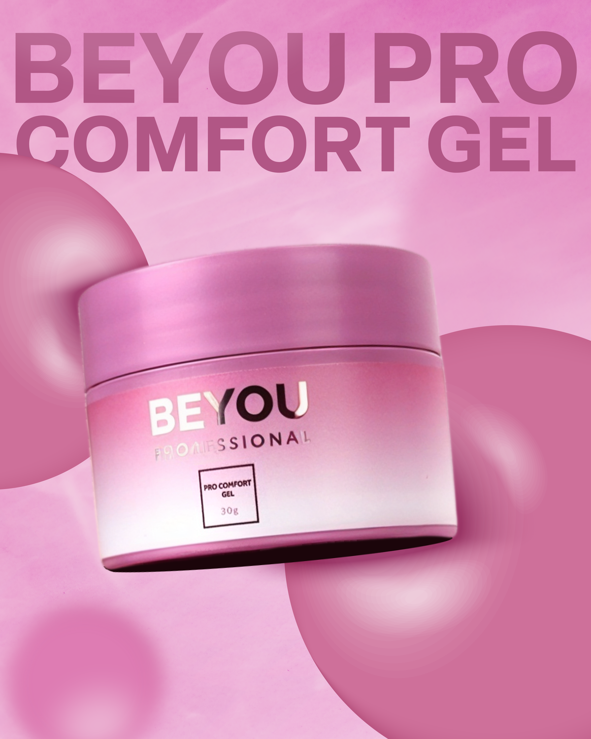 BEYOU Professional PRO COMFORT GEL Soft Rose, 30ml