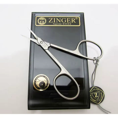 Manicure scissors professional for cuticle left hand zinger, gift set