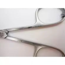 Manicure scissors professional for cuticle left hand zinger, gift set